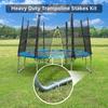 10pcs Silver Heavy-duty U-shaped Wind Pile Ground Nails, Which Can Be Used To Fix and Support Steel Pipes of Various Structures
