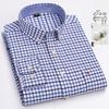 Herren Langarmhemd bügelfrei Oxford-Spinnerei Frühling Sommer Herbst Slim Casual bequem All Fashion schnellfarbiges Hemd