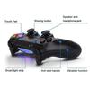 Controller Drahtlos Bluetooth Double Shock Controller Joystick Gamepad für PS4 mit Touchpad und Audioanschluss-schwarz-