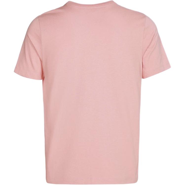 Jordan Simple Comfortable Brand Logo Patch Round Neck Short Sleeve T-Shirt Men T-Shirts Pink DQ7375-824
