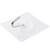 Transparent Seamless Adhesive Hooks - Strong Load Bearing for Home, Kitchen & Bathroom