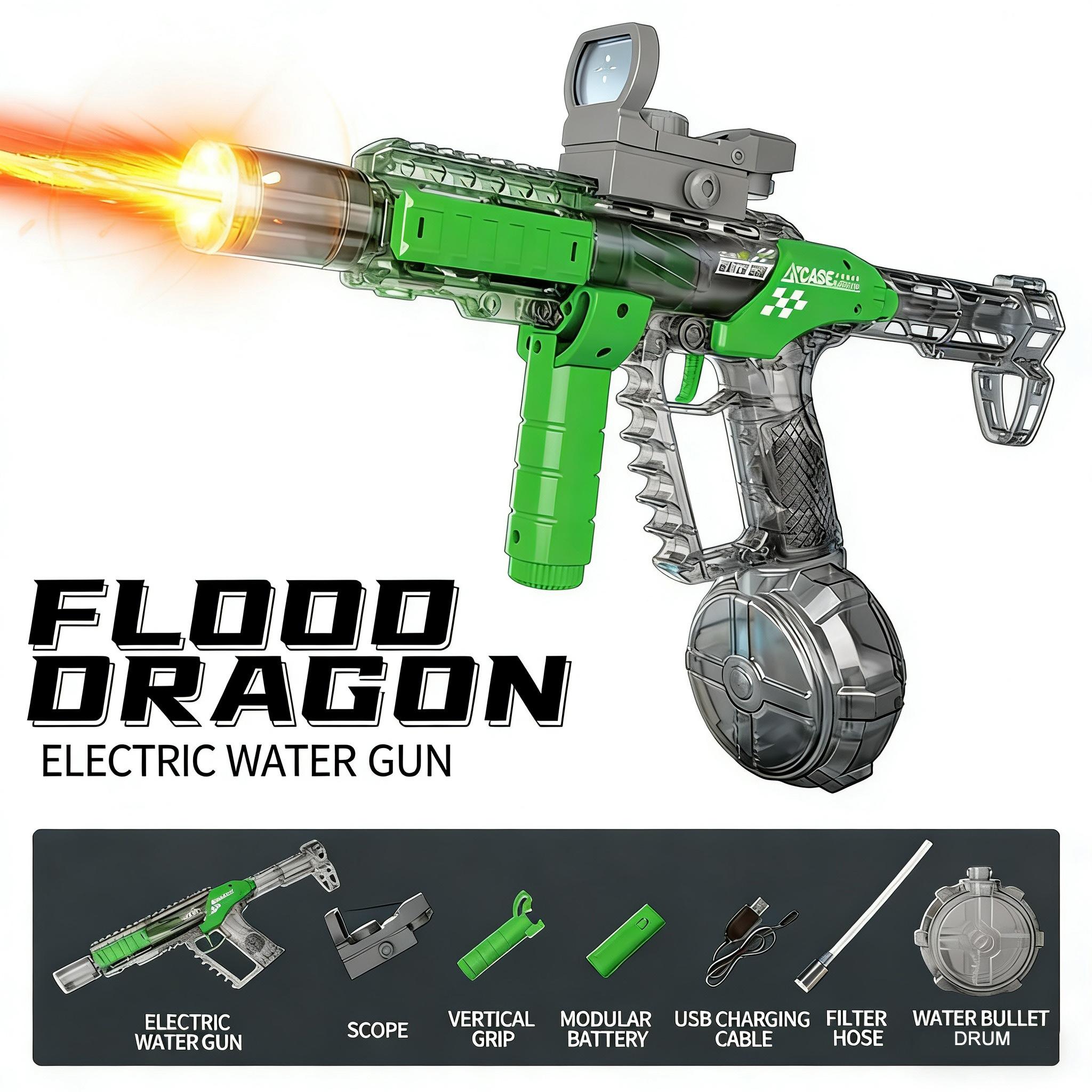 High-Quality Long High-Quality Range High-Quality Shooting High-Quality Electric High-Quality Water High-Quality Gun Play sets High-Quality Children зелёный
