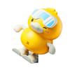 Plastic Material Skiing duck toy Yellow Duck Jumping Duck Toy Clockwork Duck Toy  Desktop Companion