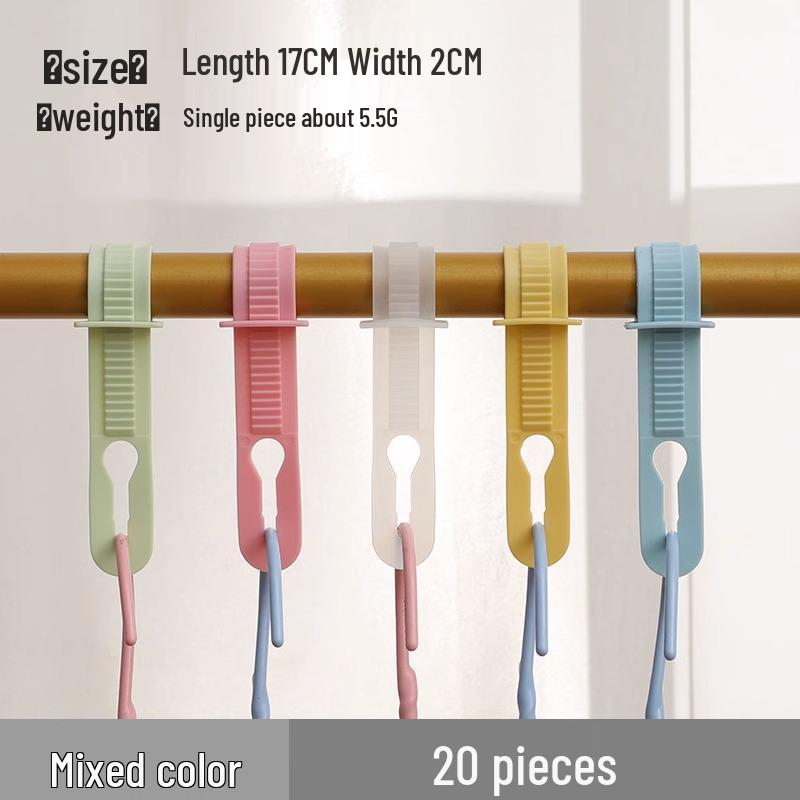 Windproof Non-Slip Clothes Drying Rack with Adjustable Locking Buckle