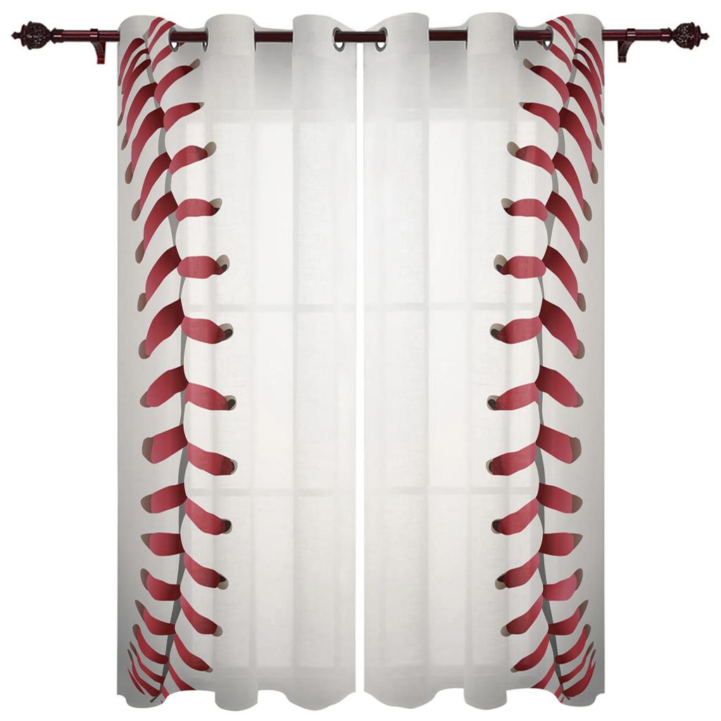 Modern Window Curtains for Living Room Color Billiards Round Sports Curtains for Child Bedroom Kitchen Decor Blinds Drapes