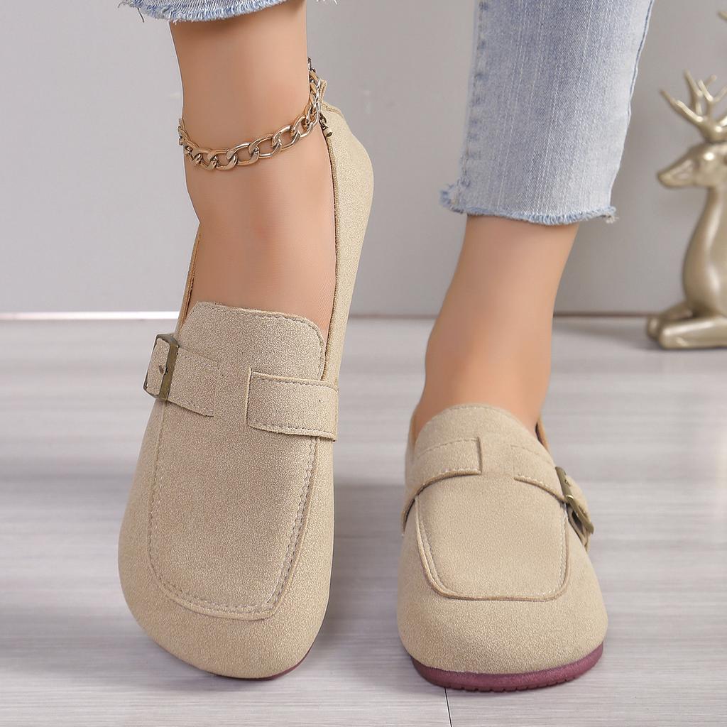 Large Size Shallow Mouth One-pedal Single Shoes for Women, New Design Sense, Lazy Shoes for Women