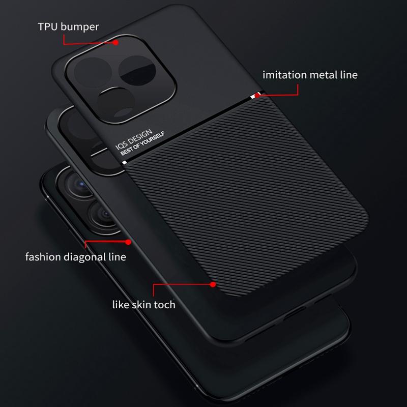 Robuste Anti-Rutsch-Hülle für Honor X8d Schutzhülle Magnetischer Saug-Halter Coque Fundas Capa