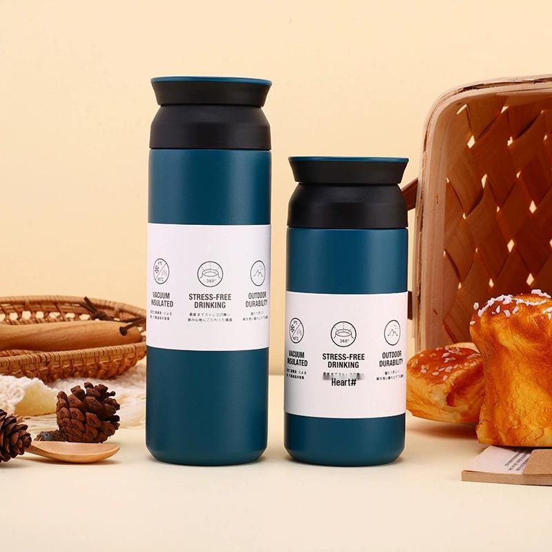 Premium Japanese 304 Stainless Steel Thermos Mug - Portable Coffee Cup for Students