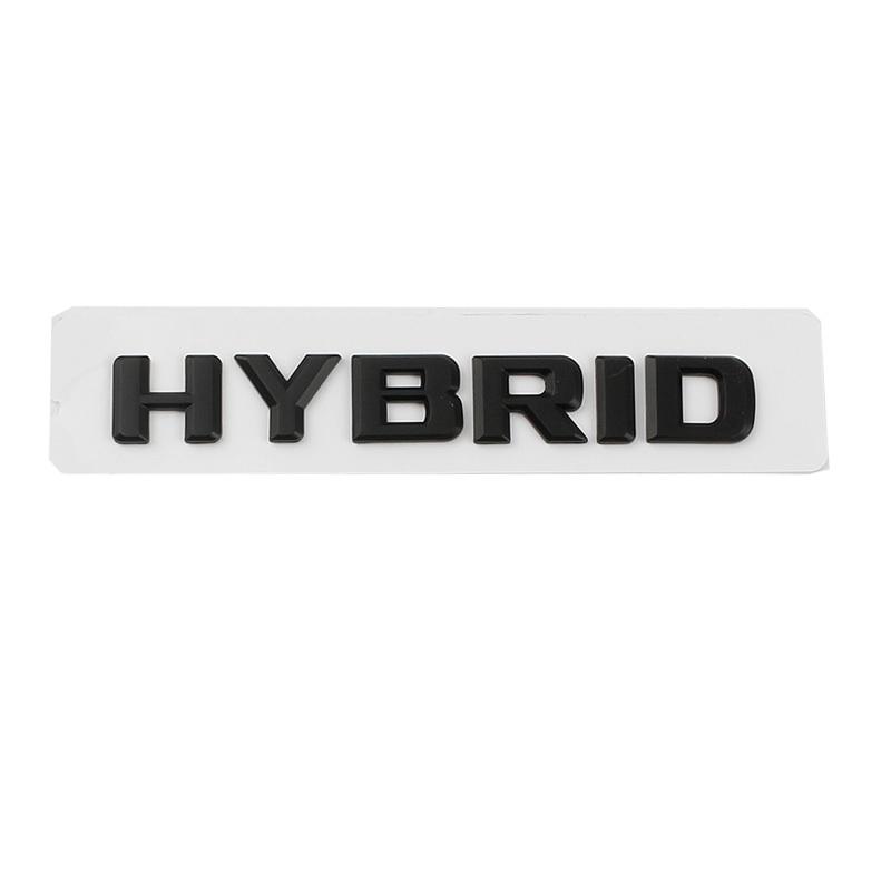 3D ABS Hybrid Letter Emblem for Mercedes Benz C260 E260 E350 S320 S560e S400 Rear Logo Trunk Badge Car Sticker Modified