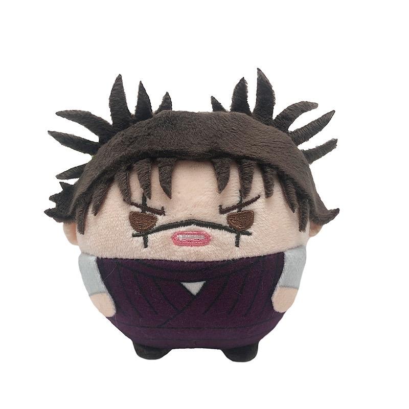 10cm Jujutsu Kaisen Rond Pluche Sleutelhanger Yuji Megumi Choso Yuta Anime Pluizig Gevuld Poppetje Tas Hanger Fans Cadeau 10cm