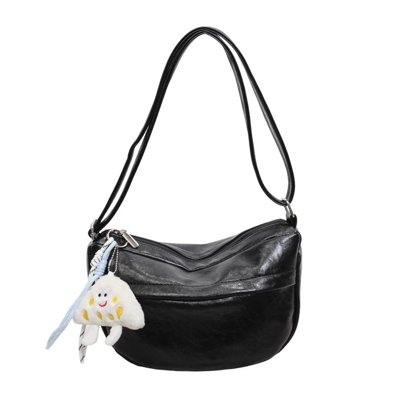 Niche bag, dumpling bag, underarm bag, women's bag, summer new style, casual one-shoulder messenger bag, high-value bag.