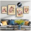 Und Drucke Wand Bilder Für Wohnzimmer Dekor Gehirn Herz schädel Blume Anatomie Vintage Wand Kunst Leinwand Malerei Nordic Poster
