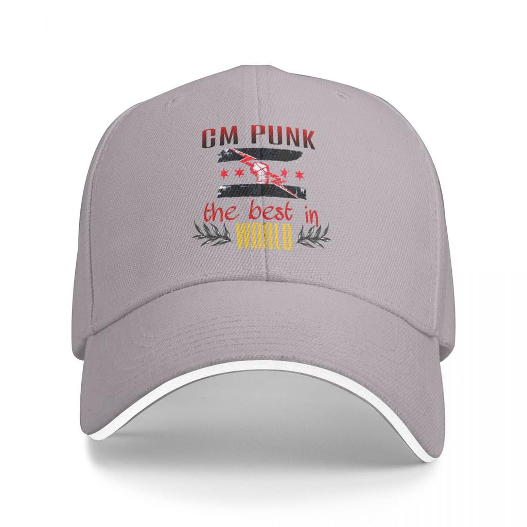 AEW CM Punk Pro Wrestling Baseball Caps Snapback Baseball Hats Breathable Casual Casquette Outdoor for Men And Women