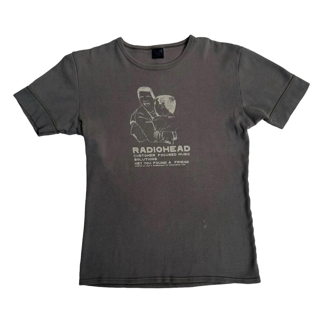Radiohead 2000 Vintage Band Concert Tour Waste Merch UK Rare Unisex T-Shirt XXXL