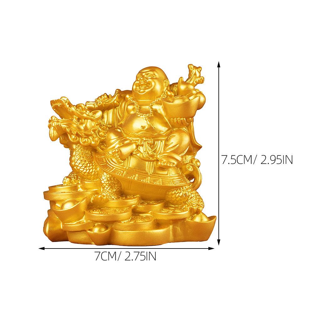 

Mini Resin Laughing Buddha Statue Small Size Bright Color Indoor Desktop Decor For Home Temple Vintage Ornament Table Craft