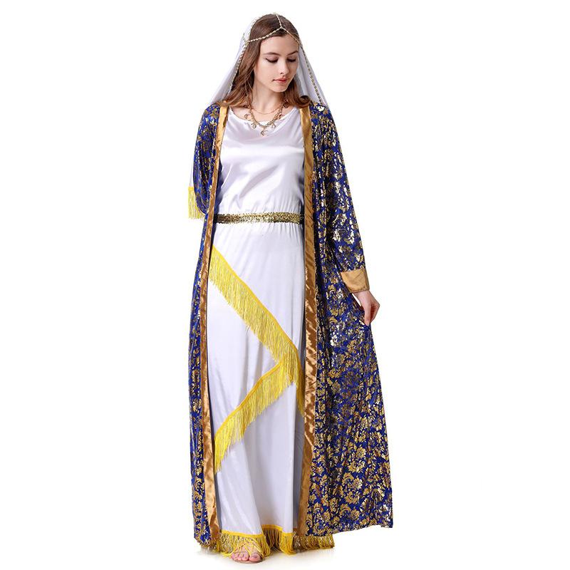 New Halloween Character Costume Dubai Long Dress Dress Fashion Women's Clothing Muslim Fashion