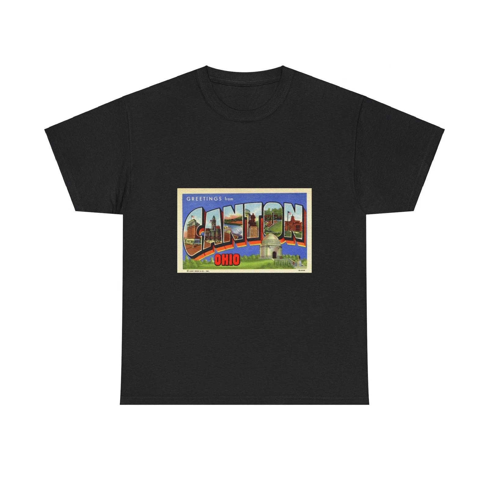 Greetings from Canton Ohio (Greeting Postcards) T shirt M