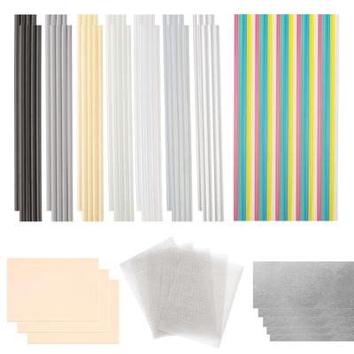 90 PCS  Plastic Welding Rods  ABS PP PU PE PA PC TPO 7 Types of  Welder Rods for Car Bumper,