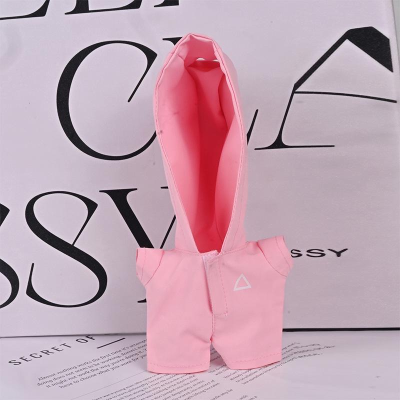 17cm Labubu Doll Jumpsuit Windbreaker with Hood