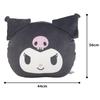 MORIPiLO Kuromi Body Hug Me Plüsch Charakter Sanrio Hug Me 427770 Kissen, Ca.. 44x56cm, Kissen, Waren, Geschenk, Kissen, Schwarz,