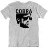 COBRA Gesicht Sylvester Stallone Actionheld 80er Jahre Filme Fan T-Shirt Tee Geschenk Neu