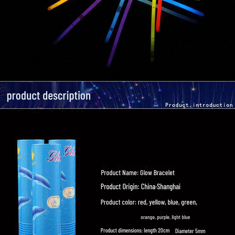 Siebenfarbig blinkendes Leuchtarmband Spielzeug