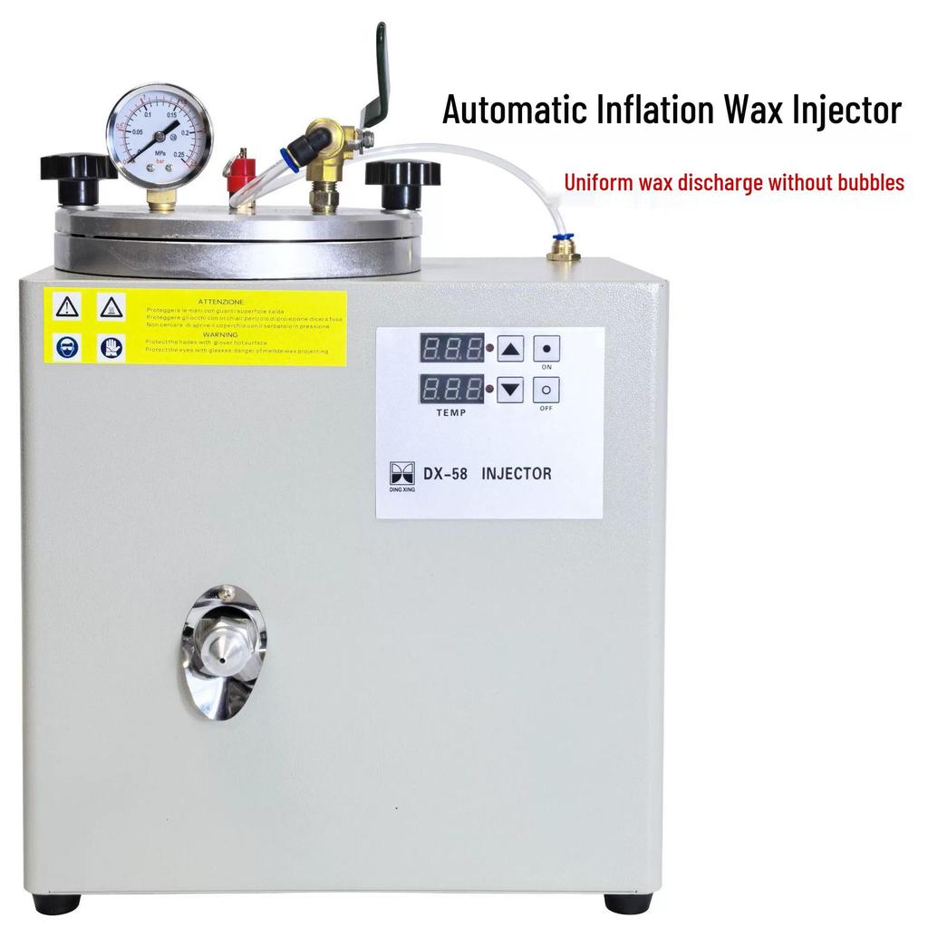 Precision Automatic Wax Injector and Melter for Jewelry Mold Forming