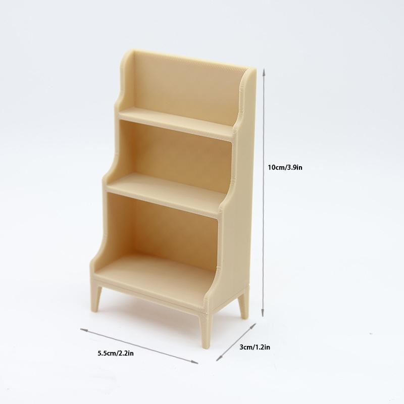 1:12 Dollhouse Miniature Furniture Model Table Model Bedroom Desk Stool Pretend Play Toys Gifts