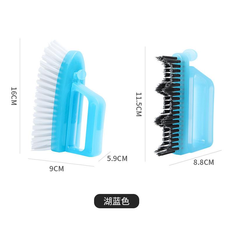 

Plastic Floor Multifunctional Brush For Bathroom Tile Grout Cleaning And Drain Scrub 5009