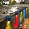 Solar Powered Swimming Pool Side Lights Colorful for Inground Pools Outdoor Waterproof Decorative Light For Garden Patio