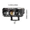 3 Lens Super Bright Light Motorcycle Headlights Led Lens Spotlight Moto Fog Lamp Motorcycle High Low Beams Work Light Scooters