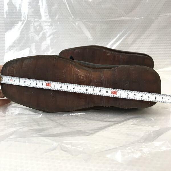 Regal Mokassin U-Tip Lederschuhe Schwarz 24.5(GEBRAUCHT)