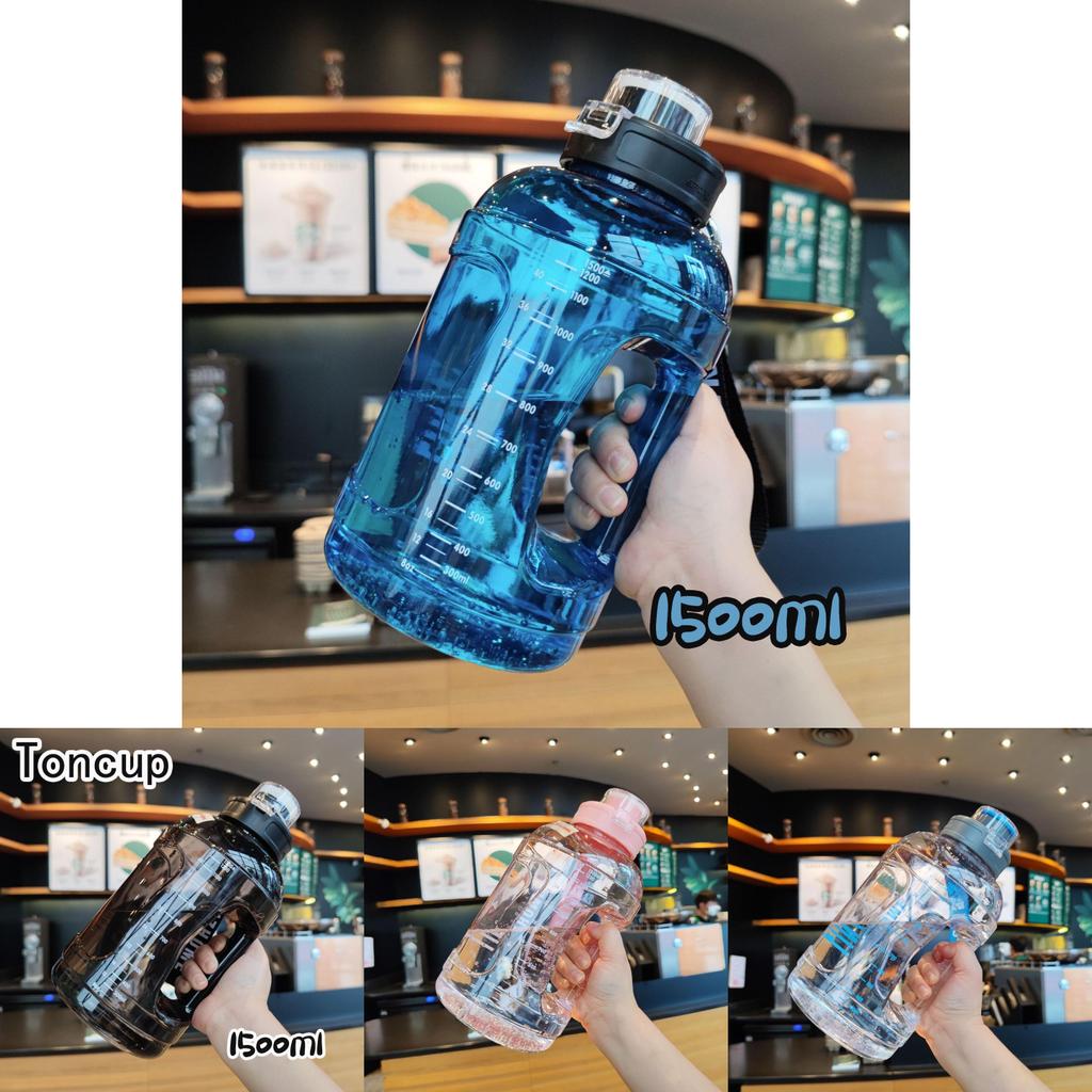 Large Capacity Pc Plastic Water Bottle For Sports Space Cup For Adults Leak-proof Sealing Portable
