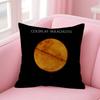 Band CColdplay Moon Music  Maple Design Cushion Cover Happy Autumn Harvest decor Holiday Decorati Pillow Cover