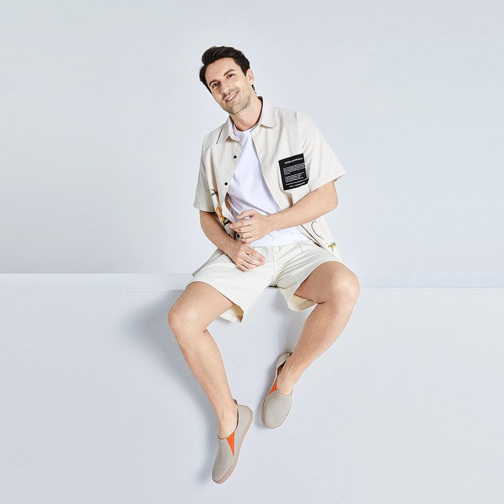 UIN Toledo Oxford Casual Size Cm Women's Slip-On Loafers, Walking/Sports Shoes, Shoes, Tan, 27.0