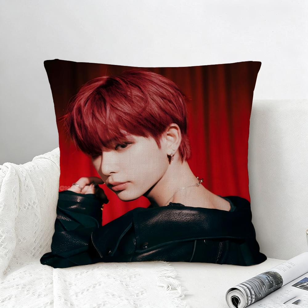 Kpop HARUA Cushion Cover Natural Linen Pillowcase Set AllinOne Decor for Sofa Bedroom Chair