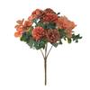 5-pronged Vintage Hydrangea, Silk Flower, Artificial Flower, Green Plant, Wedding Photography, Home Decoration Arrangement