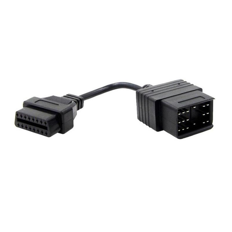 17 Pin OBD to 16 Pin OBD2 Adapter Cable Convertor For Toyota Diagnostic Scanner 16 Pin Connector Diagnostic Tool Adapter Cable чёрный