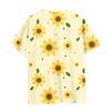 Children's Casual Short-sleeved Printed Round Neck Fashionable T-shirt Top