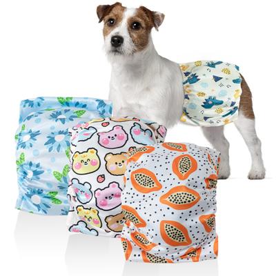 Wraps Absorbent Waterproof Comfortable Printed Pattern Fastener Tape Breathable Pet Physiological Pants