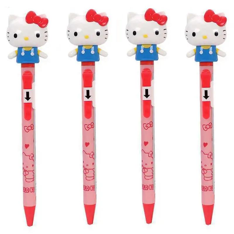  Press Neutral Pen  Family Student Press Neutral Pen Set Student Stationery Gift Cartoon Kitty Neutral Pen