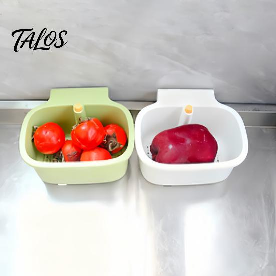 Sink Filter for Food Residue Hanging Strainer Basket, One-Press Waste Catcher, Anti Clogging Practical Kitchen Gadget Filter, Storage Basket