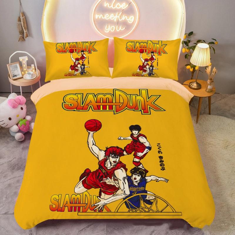 Anime SLAM DUNK duvet covers young boys Beding Sets 3D Printed duvet cover pilowcases Rom Decor Home Soft Nice