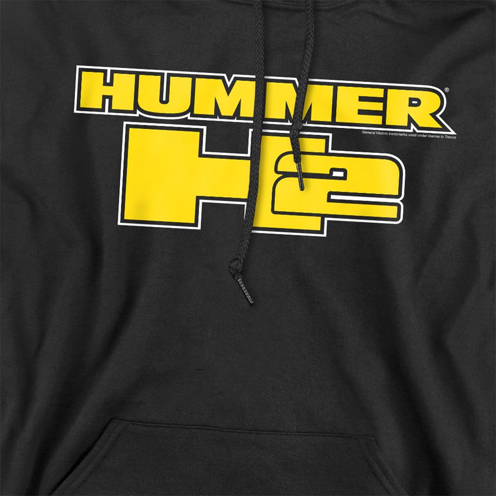 Hummer Unisex Adult H2 Block Logo Hoodie
