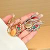 Korean Anti-Light Retro Drip Corsage Alloy Diamond-Encrusted Swan Brooch, Advanced Texture Hollow Large Clothes Accessories