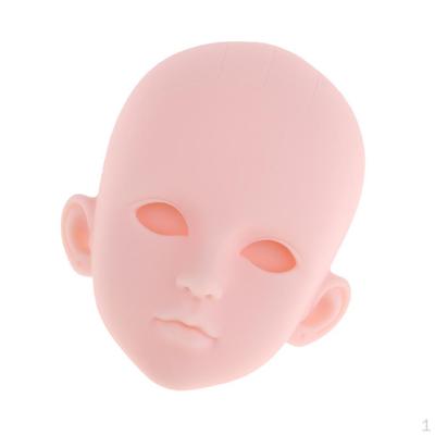 1/4 weibliche Puppe Kopf Sculpt ohne Augen DIY Teile Hohe