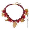 Red Rope Braided Chain Flower Moon Heart Palm Pendant Necklace Arrival Stainless Steel Popular Charm Handmade Jewelry 2025
