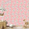 Teddy bears bows hearts wallpaper for living room and bedroom 50x1000