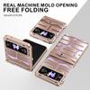 Luxury Phanton Plating Phone Case for Samsung Galaxy Z Flip 4 3 Flip4 Flip3 5G Transparent Hinge Protection Cover