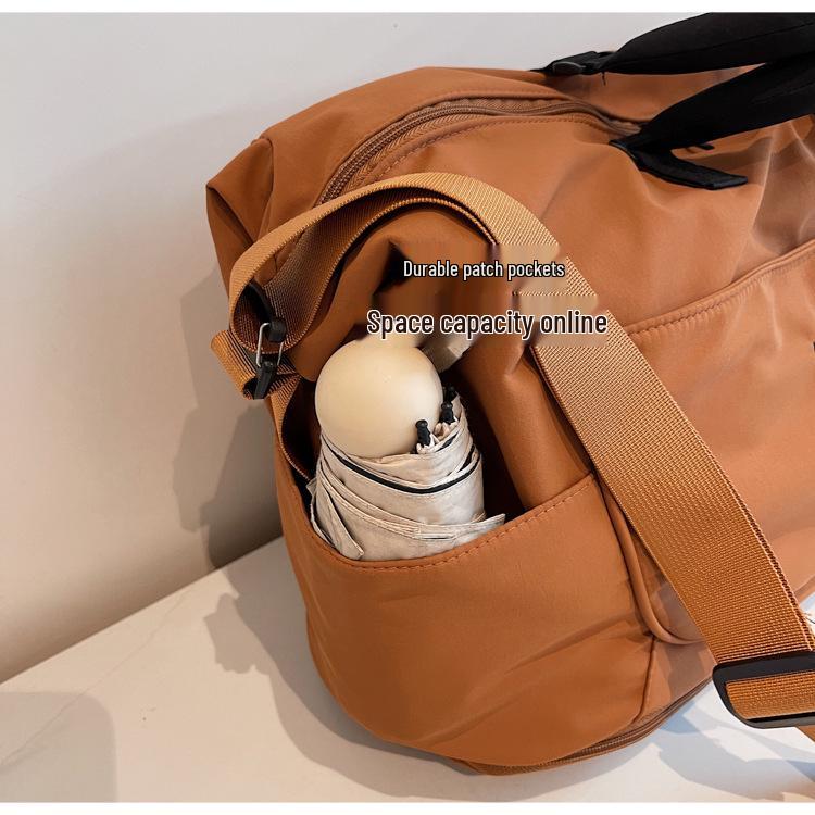 Women's Large Capacity Expandable Duffel Bag - Lightweight, Fashionable, Crossbody for Business Trips and Sports Fitness